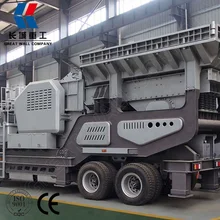 YG938E69 Portable Jaw Crusher , 100-150 tph Mobile Crushing and Screening Plant