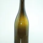 ANTIQUE GREEN BURGUNDY GLASS BOTTLE 750ML FOR WINE
