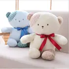 Custom lovely teddy bear scarf plush toy for creative gift
