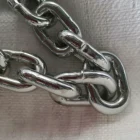 Welded Short DIN766 Standard Galvanized Steel Link Chain twisted Link Chain 10mm Chain