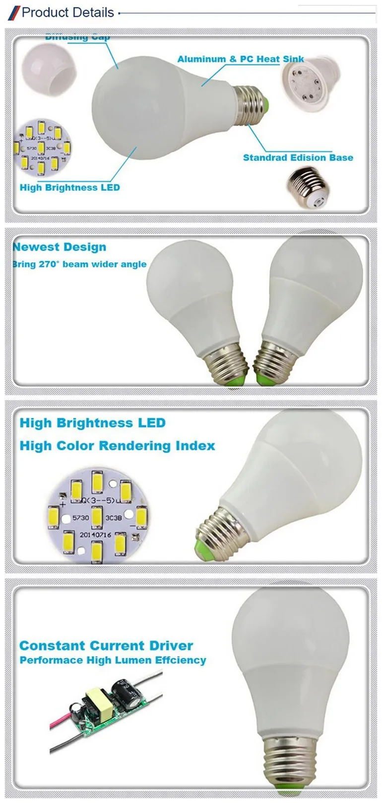 Chian Supplier Factory Price LED UFO Bulb with High Quality