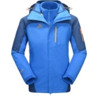 outdoor hiking winter waterproof and breathable 3 in 1 jacket