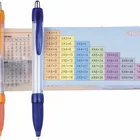 Fancy gifts pens pull out paper banner ball pen with logo for children
