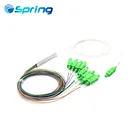 Fiber Optic Optical Splitter Price 0.9mm G657A Fiber Optic Ftth 1 8 Plc Splitter Fiber Optic Splitter