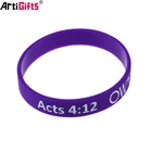 Wristband factory promotional Cheap custom silicone bracelet for cheering