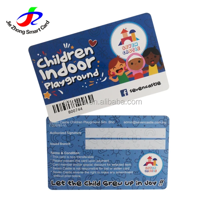 printing pvc material plastic barcode gift card membership card