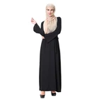 Wholesale Muslim Dress Dubai Women Black Abaya