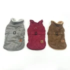 EU style 2019 new design hot sale pet dog coat fleece COTTON-PADDED CLOTHES fleece jacket custom accept