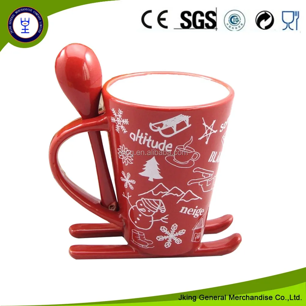 hot selling factory price creative christmas ceramic mug with