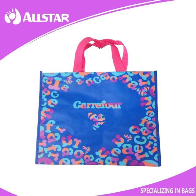 ASD2015A0012 Smart and Colourful Nonwoven handle shopping bag