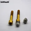 HOT Sale Gold color Gr.5 Titanium alloy Ti-6Al-4V anti-theft cheese head bolts