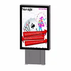 Outdoor scrolling light box advertising floor standing lightbox