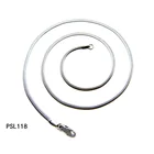 PSL118 Stainless Steel waist chain belly chains flat snake chain