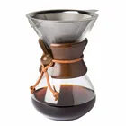 hand pouring coffee maker,heat resistant pyrex glass coffee pot
