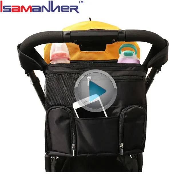 diaper bag holder for stroller