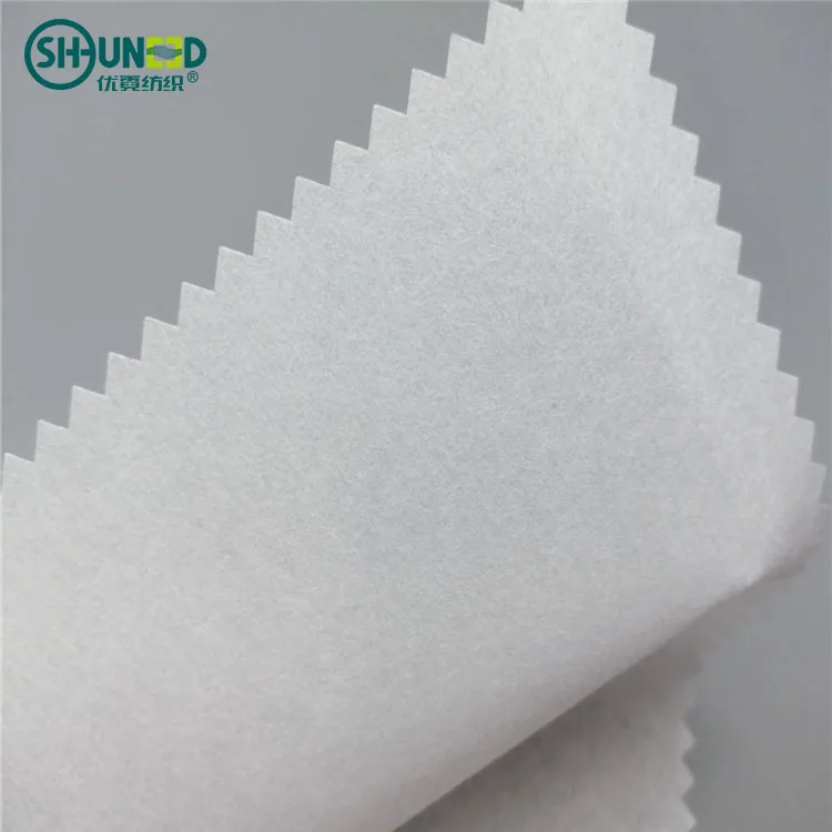 SGS Wet Laid Embroidery Backing Paper Tear Away Non Woven Fabric Roll for Embroidery Products