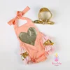 Manufacture Newborn Baby Girls Romper Clothes Set Summer Infant Bodysuit Kids Romper