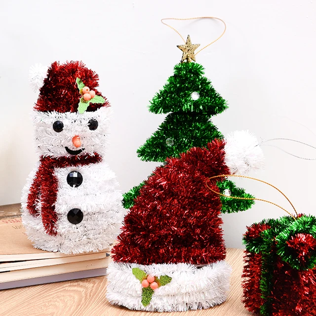 huandi wholesale promotional gift snowman christmas tree hanging