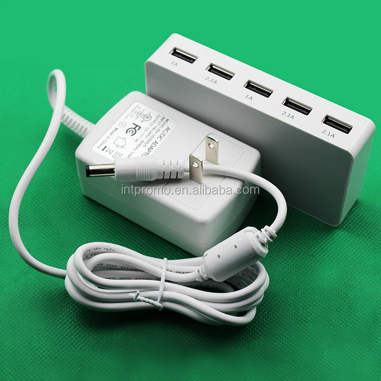 2015 hot sale 2.1A 5 por usb intelligent usb fast charger for mobile phone