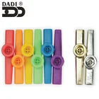 Promotion Plastic Kazoo New Year Promotion Music Toy Custom Logo Musical Instruments Plastic Kazoos Sliver Gold Kazoo