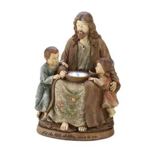 Оптовая продажа Иисус Дети Солнечная статуя Кристиан религиозная Статуэтка