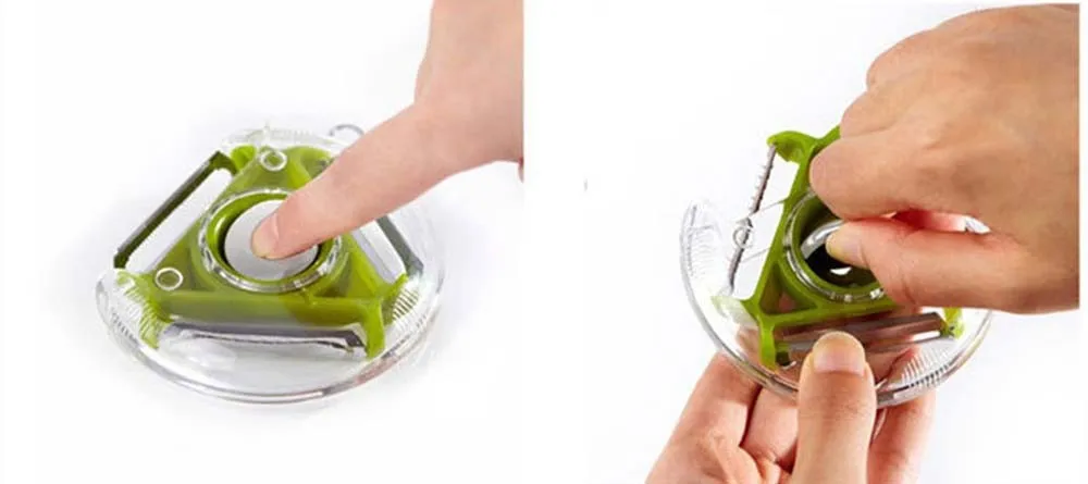 Multifunctional 3 in 1 Kitchen Peeler Grater Slicer Cooking Tools Vegetable Potato Peeler Zester Cutter Rotatable Utensil KC1072