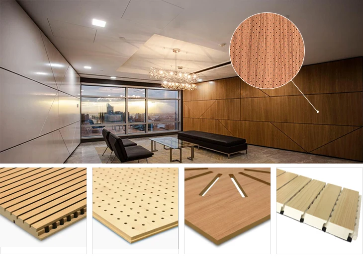 Wooden Perforated Oem Acoustics Panel Wooden Perforated Mdf Acoustic