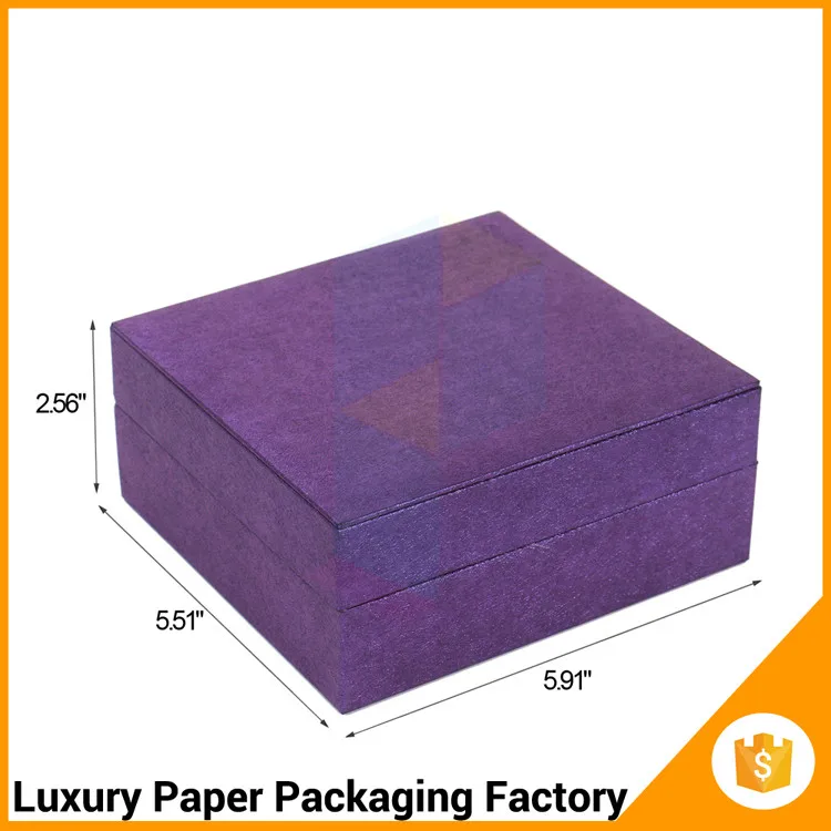 fancy packaging gift design purple paper jewel boxes