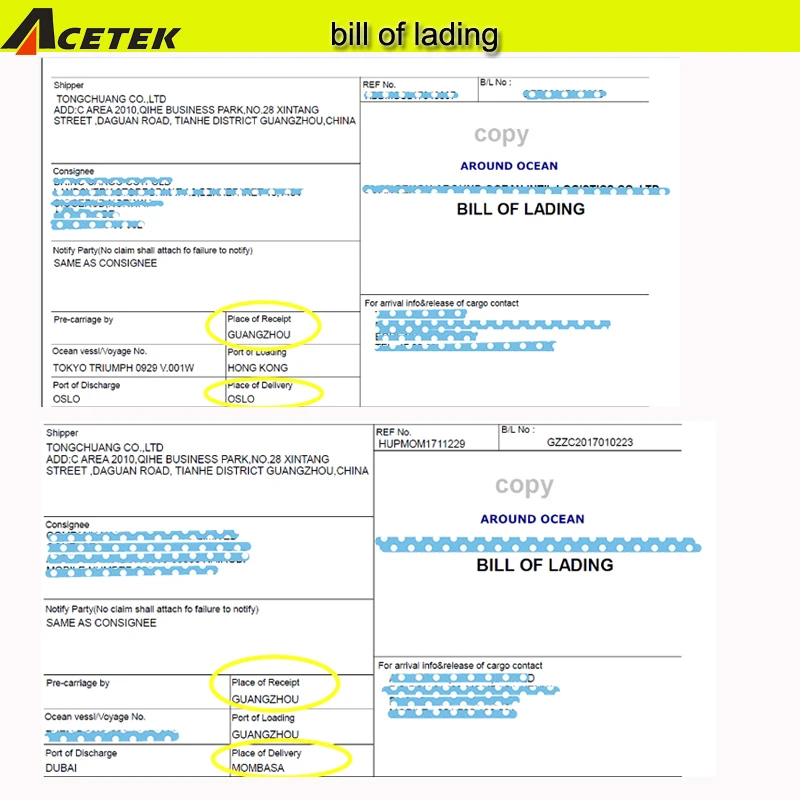 bill of lading 2 (2)