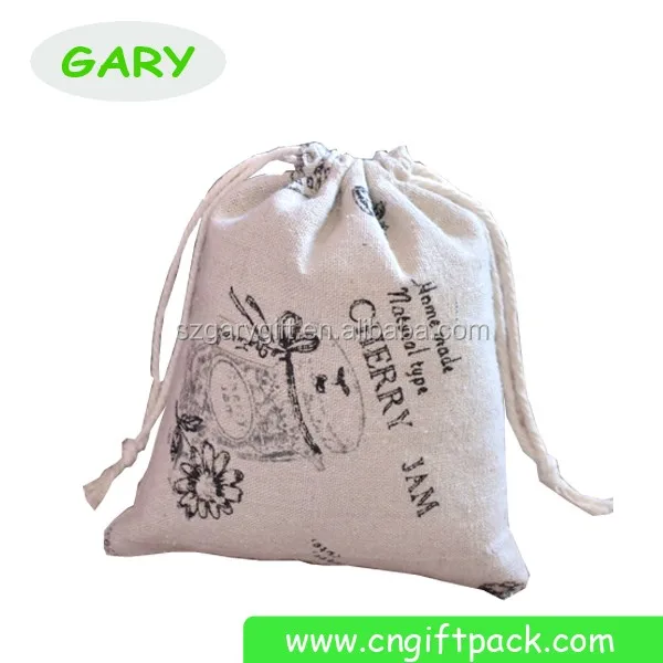 presents gift bags natural cotton drawstring bag with logo