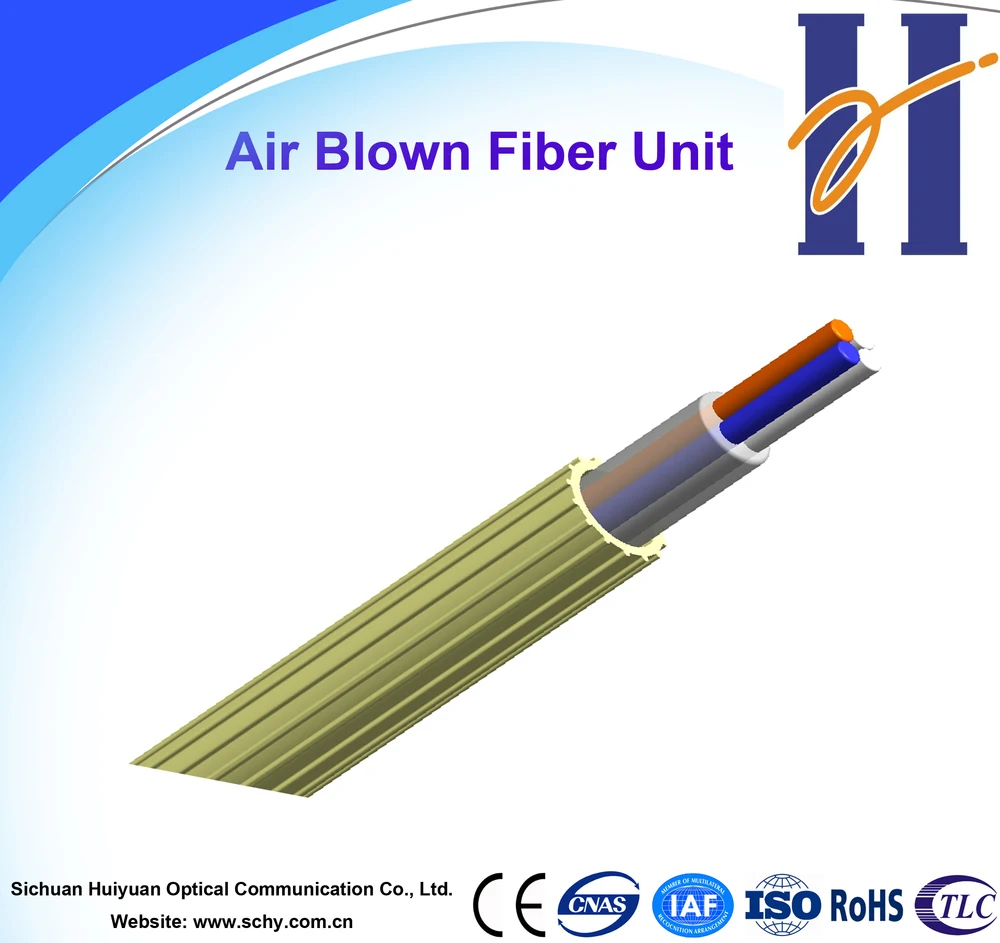 Air Blown Fiber Unit(abf) Manufacturer 6 Fibers G.657a1/g.657a2 Fiber
