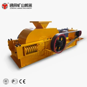 Industrial Double Roller Crusher, Construction Equipment Roll Crusher, Small Scale Stone Crushing Plant