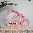 Wedding Crafts Floral Wreath Wedding Window Door Hanging Eternal Wicker Ring Christmas Decorations