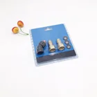 Custom trapped blister card packaging PVC PET trapped blister packaging tray