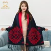 2017 ladies shawl wrap imitated cashmere pashmina capes elegant poncho antique wool paisley shawls jacquard scarf shawl