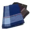 striped pocket square 100% cotton mens handkerchief