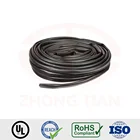 Black insulation flexible pvc tubing for electric