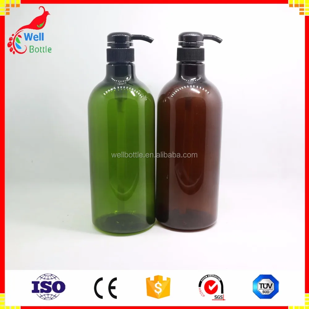 250ml 350ml 500ml 750ml 1000ml PET plastic bottle with the pump cap PP-4Z