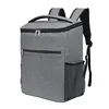 24 Litres volume aluminum foil picnic backpack wine freezer bag for 2 person outside camping