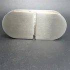stainless steel glass partition brace clip