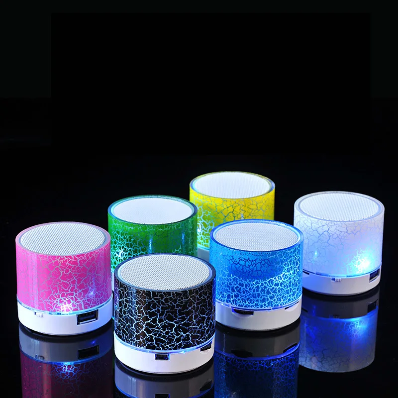 A9 Bluetooth Speaker Mini Wireless Loudspeaker Crack LED TF USB Subwoofer bluetooth Speakers mp3 stereo audio music player - ANKUX.COM