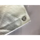 Microfiber waffle cleaning towel with hang loop for car washing cloth