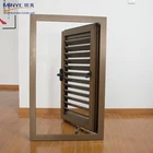 American standard aluminum shutter casement window