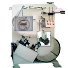 Steel bar straightening machine with a high speed press