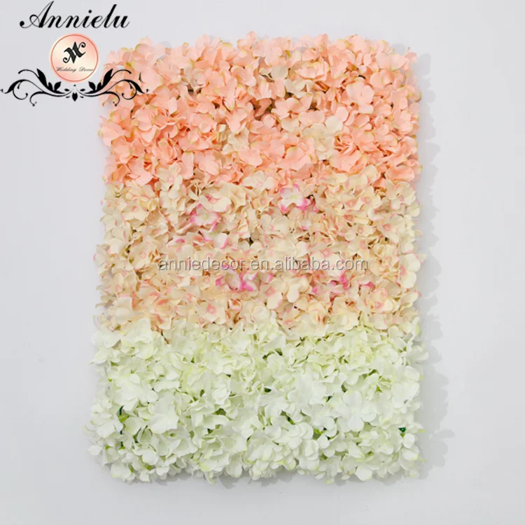 Wedding Decorative Silk Hydrangea Flower Artificial Flower Wall Backdrop
