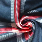 tricot brushed printed clothing in 100% polyester fabric