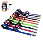 Double handle dog lead reflective adjustable durable pet accessories supplier factory direct sales nylon pet leash