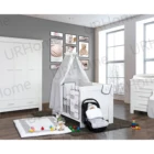 ENNI baby room furniture White wooden kids furniture set baby bedroom
