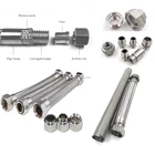 stainless steel flange connect corrugated pipe flexible metal hose