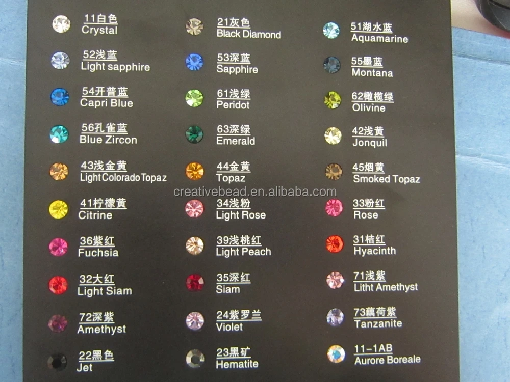 Chinese A quality Rhinestone color chart.JPG